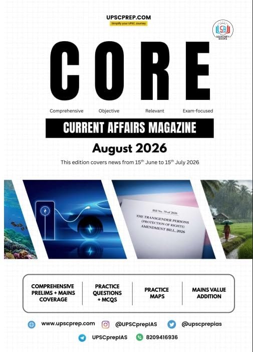 CORE Current Affairs Magazine, August 2026